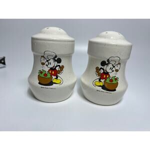 Vintage Disney Mickey Mouse Salt & Pepper Shakers